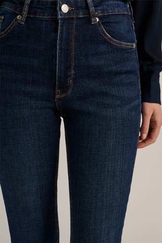 Vaquero 7/8 de tiro alto - Azul marino