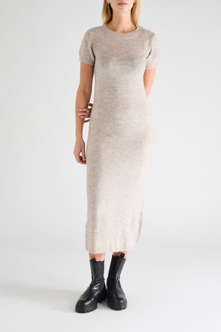 Vestido jersey - Beige
