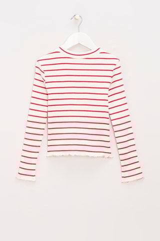 Camiseta - Blanco y rojo