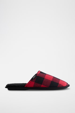 Zapatillas de casa forradas - Rojo