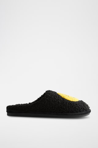 Zapatillas de casa forradas - Negro