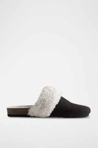 Sandalias forradas - Negro