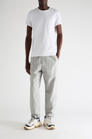 Pantalón de lino - Celeste