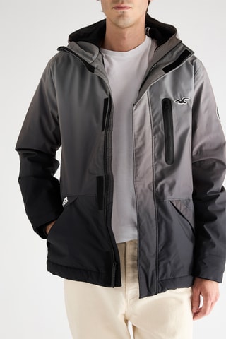 Chaqueta con capucha - Plateado