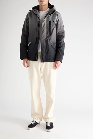 Chaqueta con capucha - Plateado