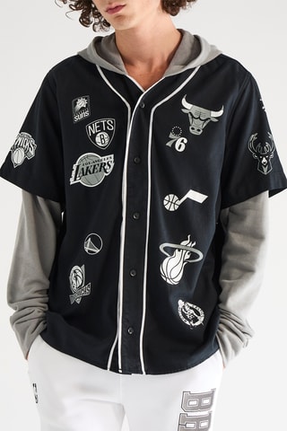 Chaqueta con capucha - Negro