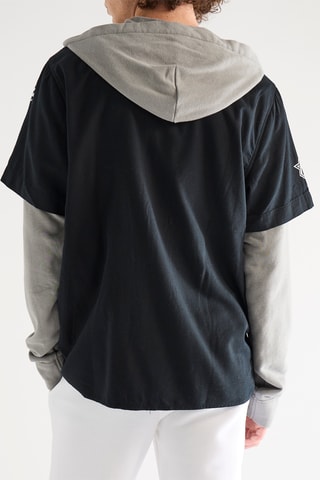 Chaqueta con capucha - Negro