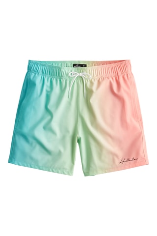 Bañador corto dip-dye - Turquesa