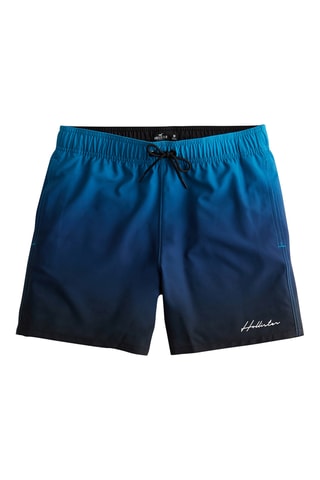 Bañador corto dip-dye - Negro