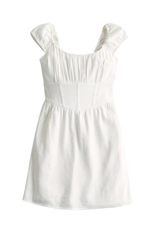 Vestido recto - Blanco