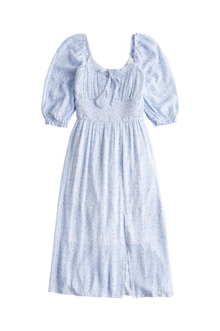 Vestido evasé - Blanco