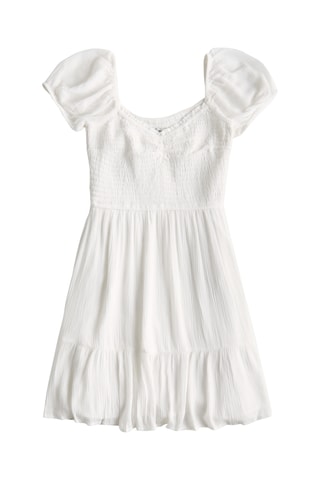 Vestido evasé - Blanco