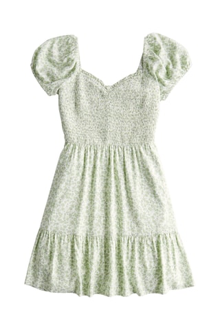 Vestido evasé - Verde