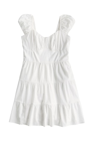 Vestido evasé - Blanco