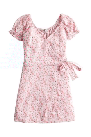 Vestido cruzado - Rosa