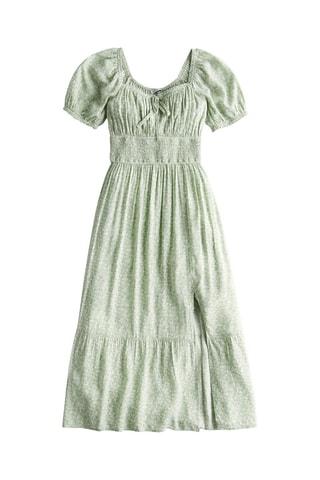 Vestido evasé - Verde claro