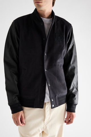 Cazadora de lana - Negro