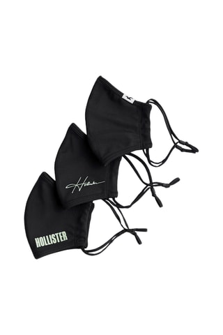 3 mascarillas - Negro