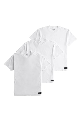 3 camisetas - Blanco
