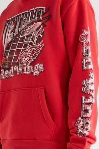Sudadera con capucha - Rojo