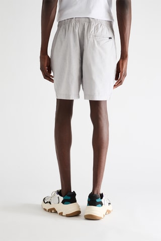 Short de lino - Gris