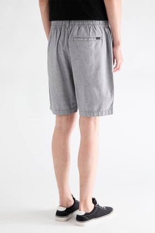 Short de lino - Gris