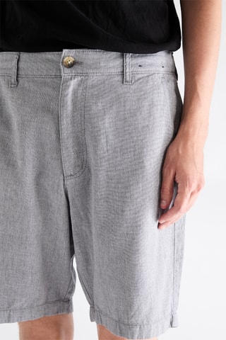 Short de lino - Gris
