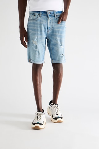 Bermudas vaqueras - Celeste