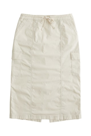 Falda recta - Blanco