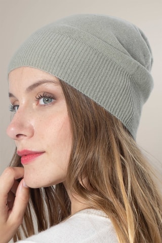 Berretto Faith 100% cashmere, 2 fili - Kaki