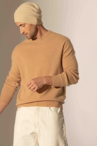 Berretto Faith 100% cashmere - Beige