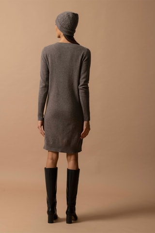 Berretto Popi 100% cashmere, 4 fili - Taupe melange