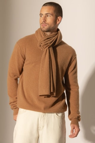 Sciarpa Kelly 100% cashmere - Nocciola 