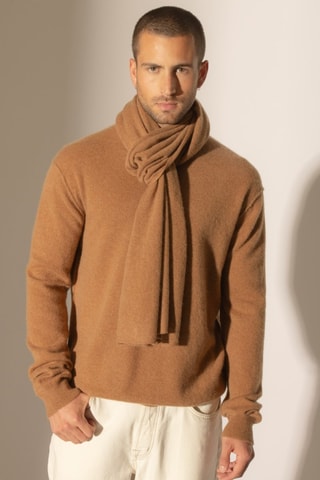 Sciarpa Kelly 100% cashmere - Nocciola 