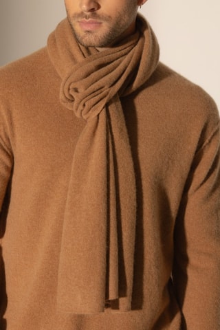 Sciarpa Kelly 100% cashmere - Nocciola 