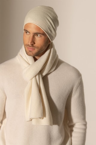 Sciarpa Louane 100% cashmere 4 fili - Bianco