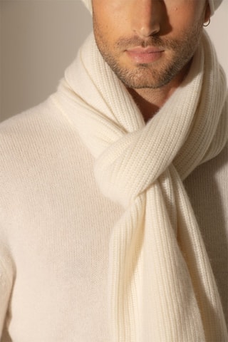 Sciarpa Louane 100% cashmere 4 fili - Bianco