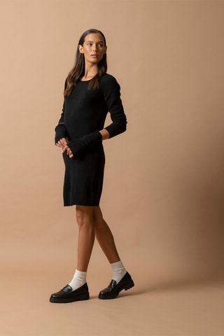 Mezziguanti Jesse 100% cashmere, 2 fili - Nero