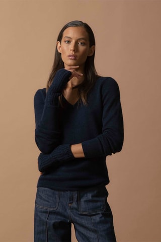 Mezziguanti Jelo 100% cashmere, 6 fili - Navy