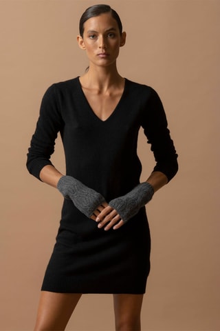 Mezziguanti Jelo 100% cashmere, 6 fili - Antracite melange