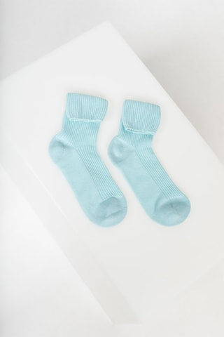 Calze Molilou 100% cashmere, 4 fili - Turchese