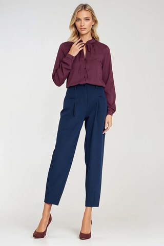 Pantalon carotte - Bleu marine