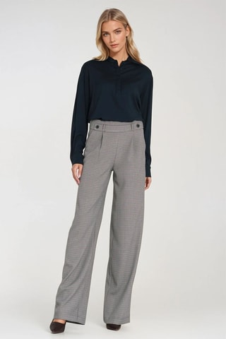 Pantalon wide legs - Gris