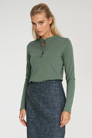 Polo slim - Vert olive