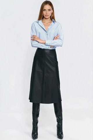 Chemisier oversize - Ciel