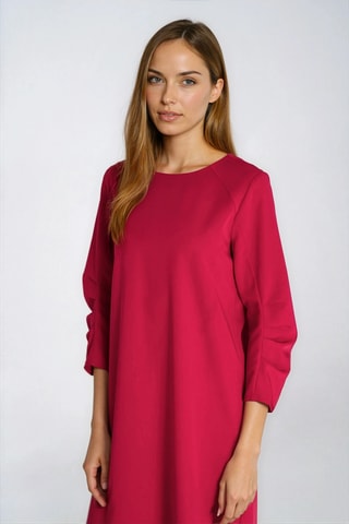 Robe trapèze - Rouge