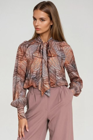 Blouse regular - Marron