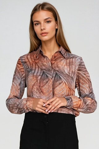 Chemisier regular - Marron