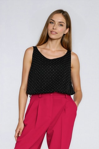 Blouse regular - Noir