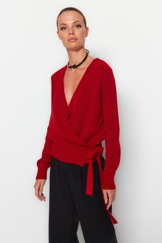 Casaco de malha Vermelho